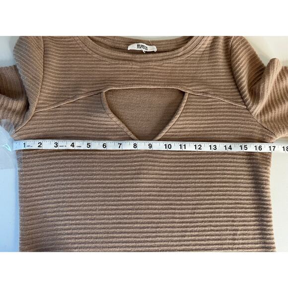 BB DAKOTA by Steve Madden Love Shrug Midi Dress Long Sleeve Going Out Party S - Picture 7 of 9